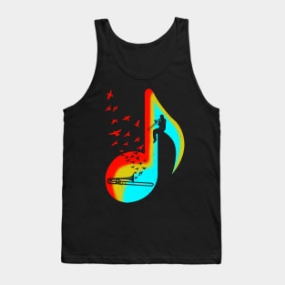 Music Trombone Player Tank Top